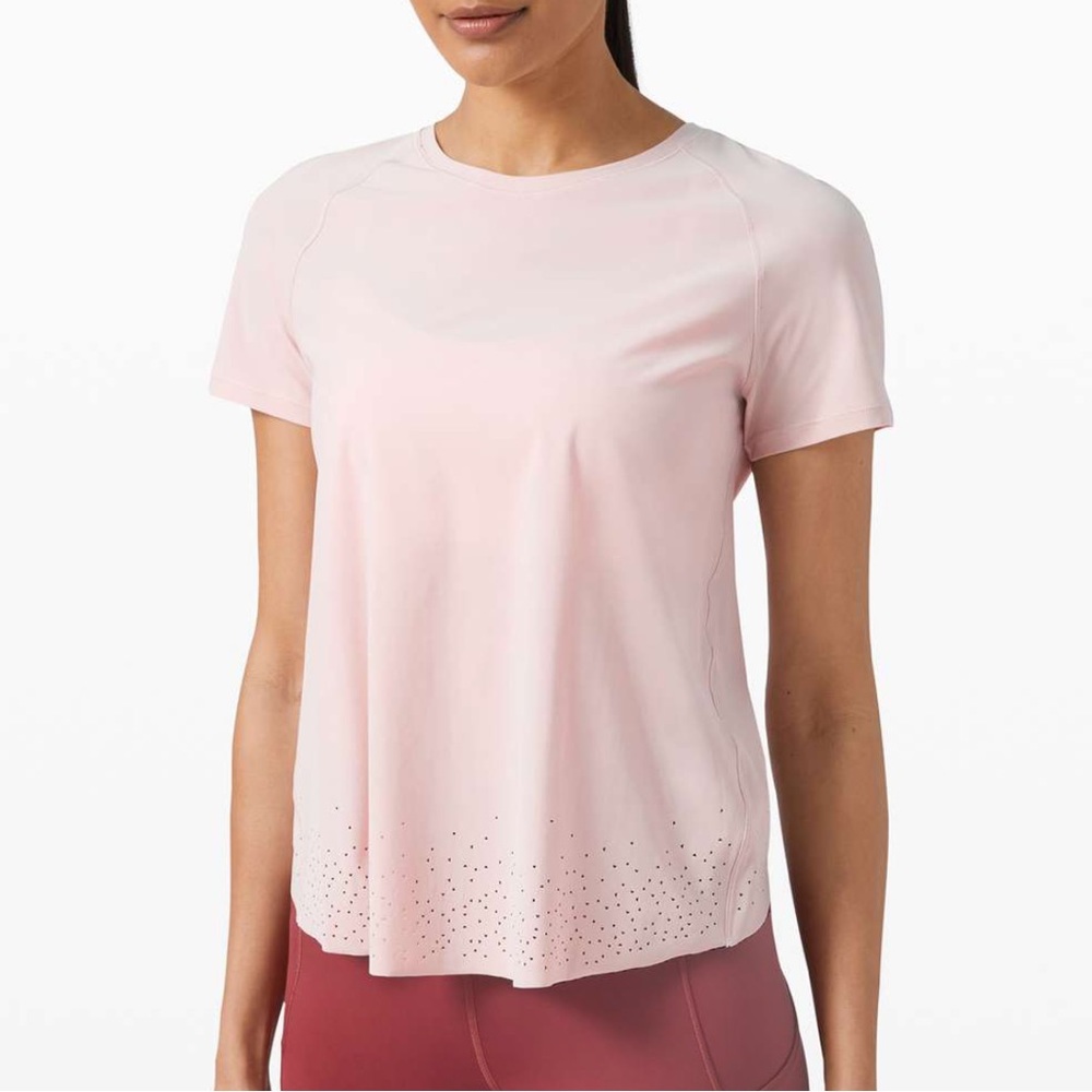 Lululemon Quick Pace Pink Top - image 2